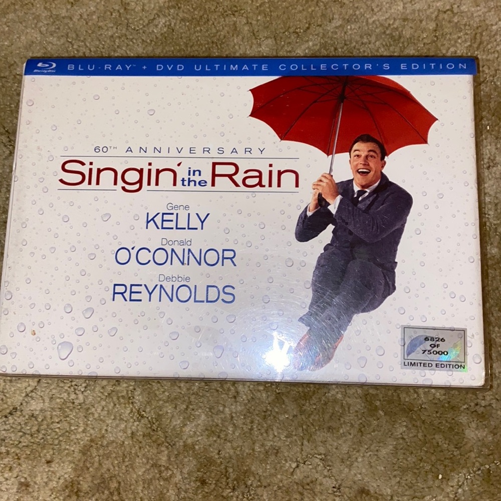 Blue Ray-Singin’ in the Rain- Gene Kelly, Donald O’Connor and Debbie Reynolds’s.